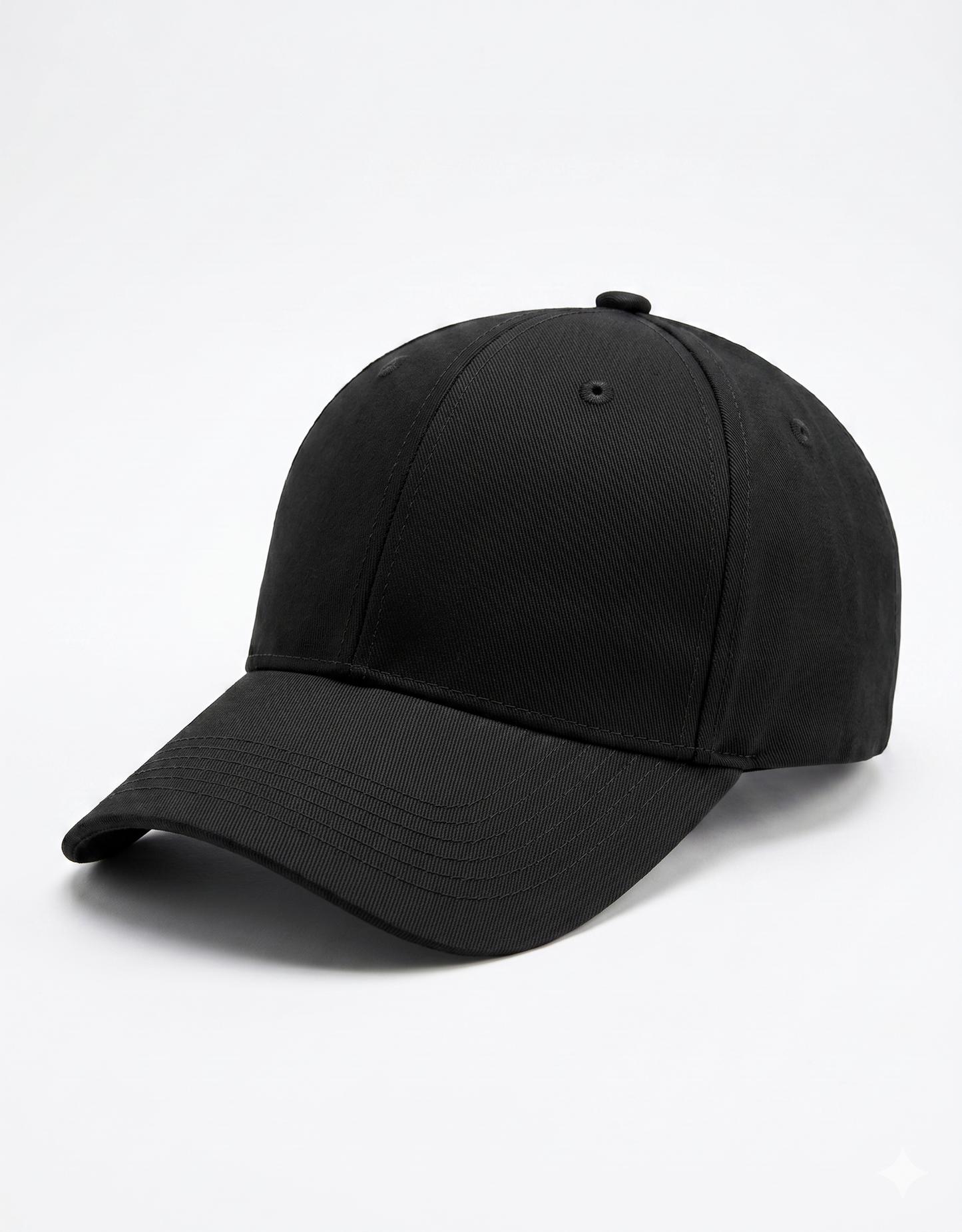 Solid Black BaseBall Cap