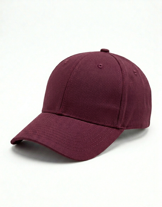 Solid Maroon BaseBall Cap