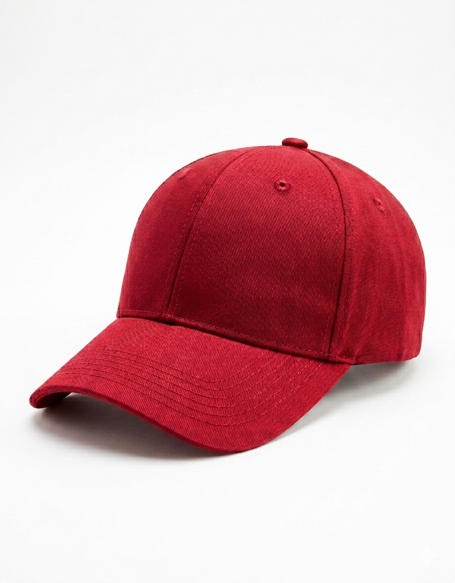 Solid Red BaseBall Cap